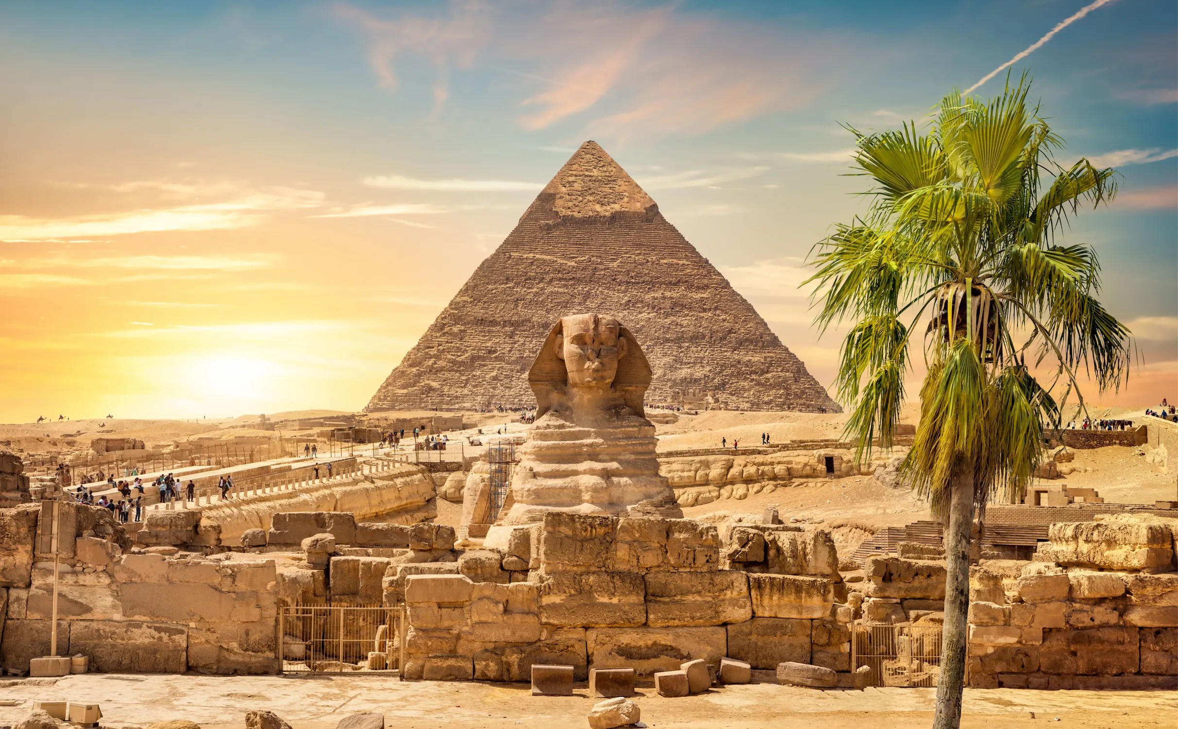 Giza Pyramids & Sphinx